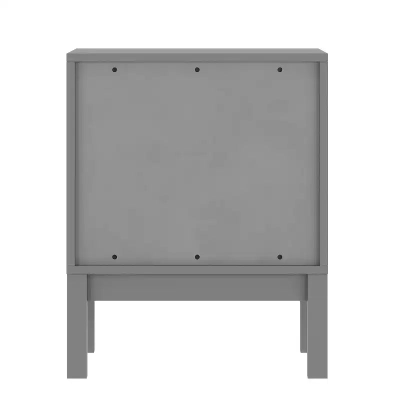Comodino per Bambini a Due Cassetti con Struttura in Legno Massello, Tavolino per la Camera dei Bambini