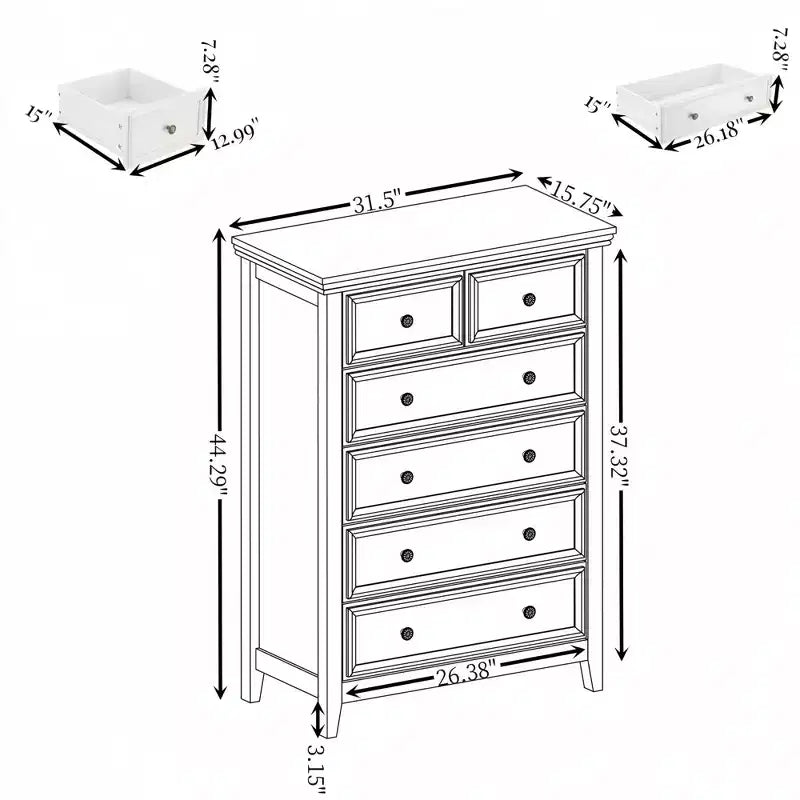 Cassettiera moderna a 6 cassetti, armadietto a 6 cassetti, cassettiera per vestiti, organizer e contenitore per armadi, cassettiera per vestiti